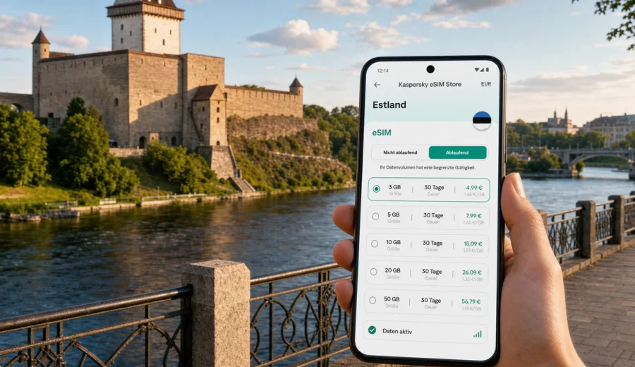 Narva eSIM: mobile Verbindung und Internet