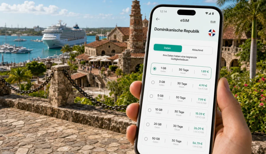 La Romana eSIM: Internet für Ihre Reise