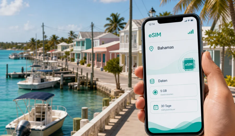 Alice Town eSIM: Internet auf den Bahamas