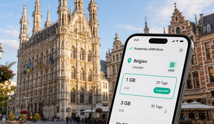 Leuven eSIM: Internet für Ihre Städtereise