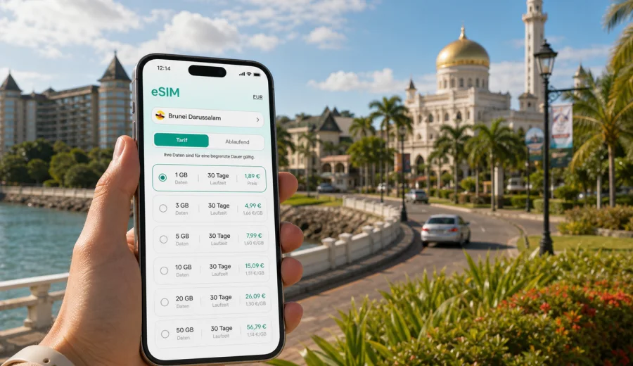 Sengkurong eSIM: Internet für Brunei-Reisen