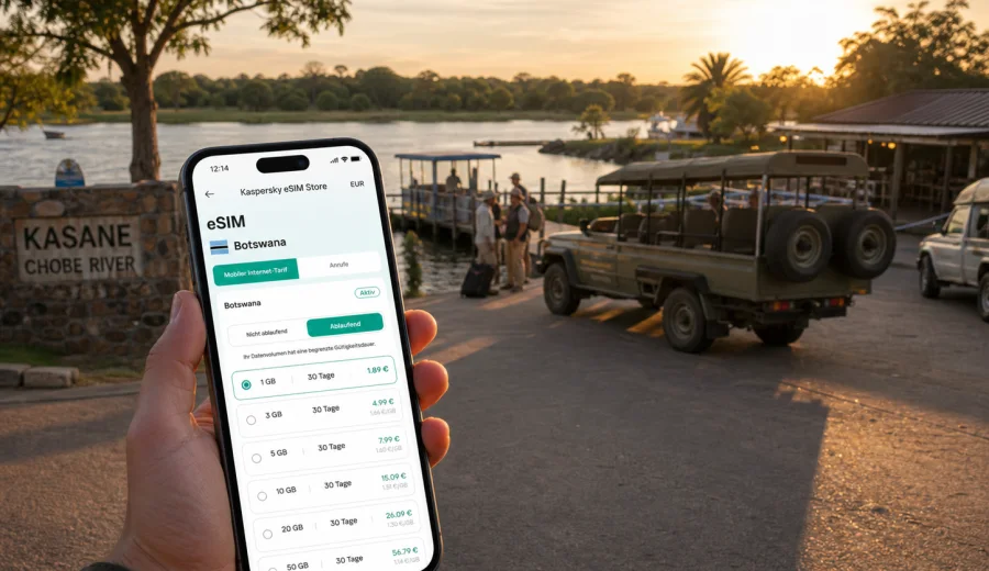 Kasane eSIM: Internet für Ihre Reise