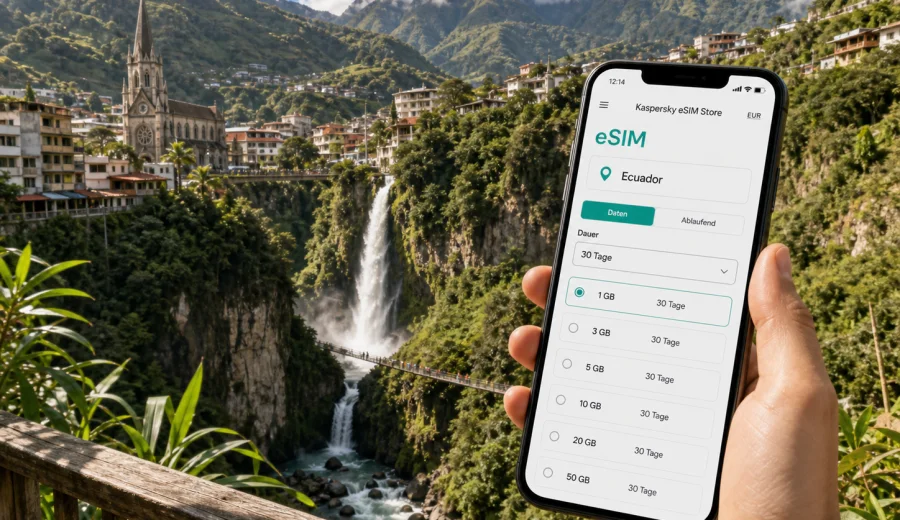 Banos eSIM: mobiles Internet in Ecuador