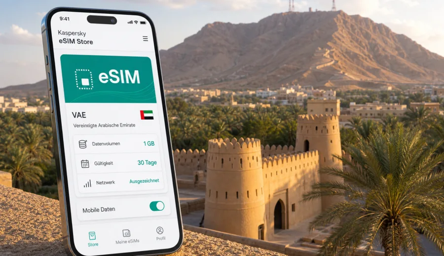Al Ain eSIM: mobiles Internet auf Reisen