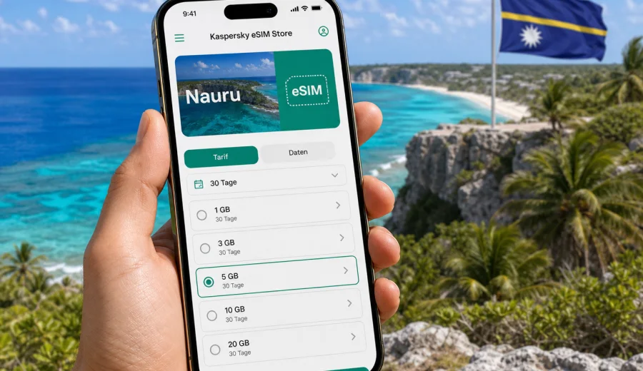 eSIM für Nauru: mobiles Internet auf Reisen