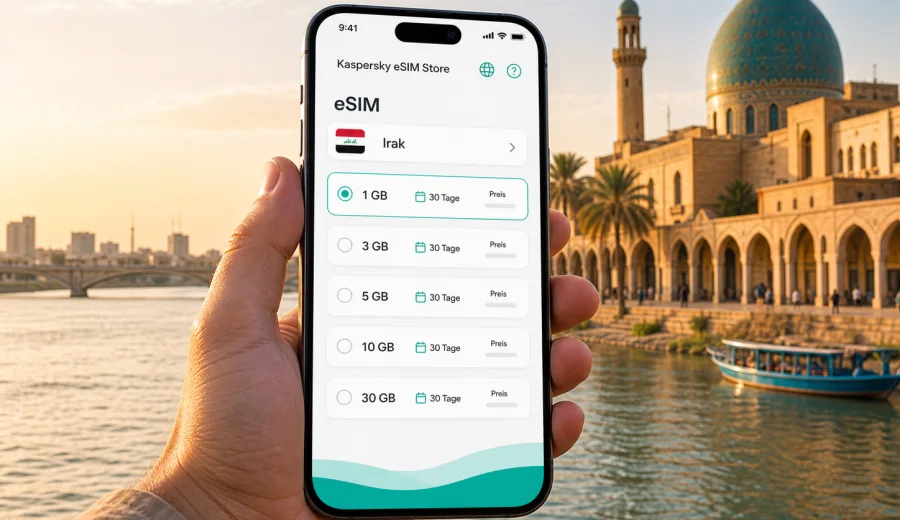 eSIM Irak: Internet und mobile Verbindung