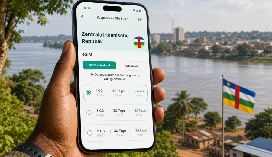 eSIM Zentralafrikanische Republik: Internet
