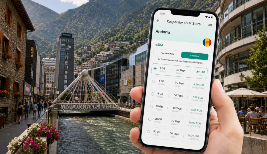 eSIM Andorra la Vella: Internet für die Reise