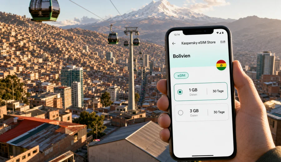 La Paz eSIM: mobiles Internet in Bolivien