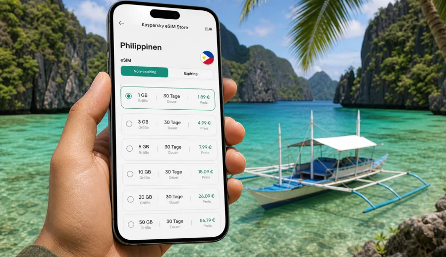 eSIM Philippinen: mobiles Internet auf Reisen