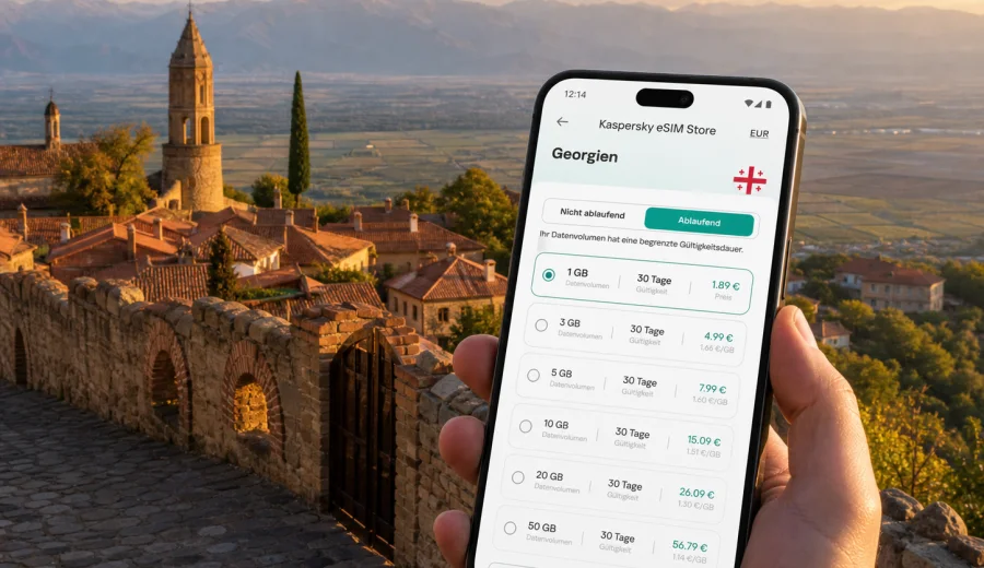 Sighnaghi eSIM: Internet für die Stadt