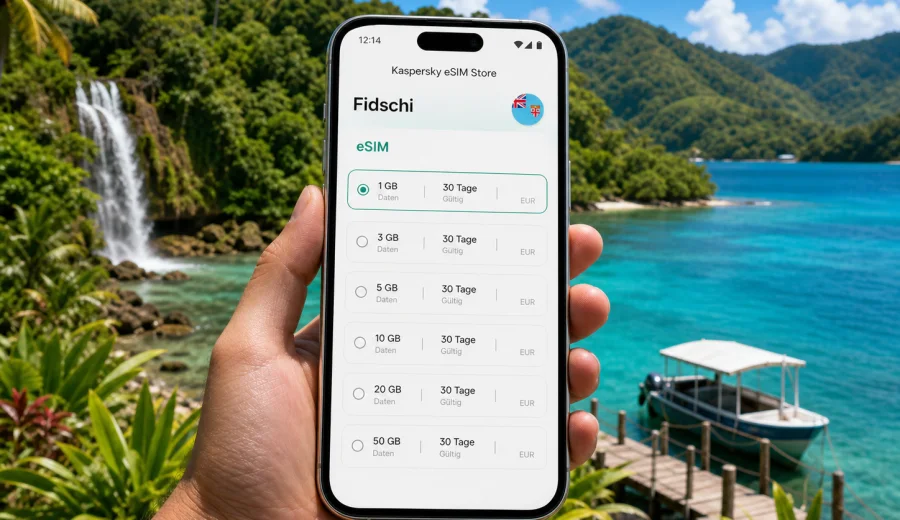 Taveuni eSIM: mobiles Internet für Fidschi