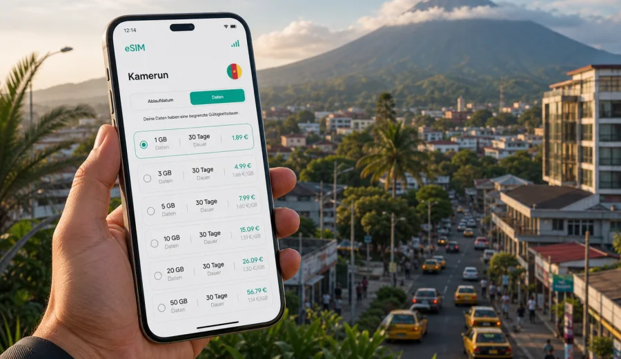 Buea eSIM: mobiles Internet in Kamerun