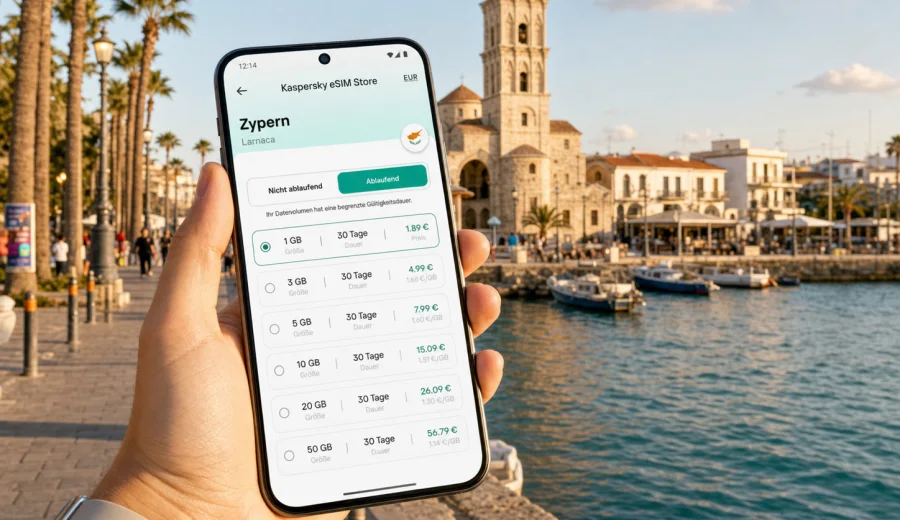 Larnaca eSIM: mobiles Internet für Zypern