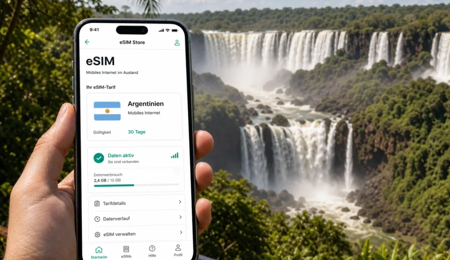 Puerto Iguazu eSIM: Internet für die Reise