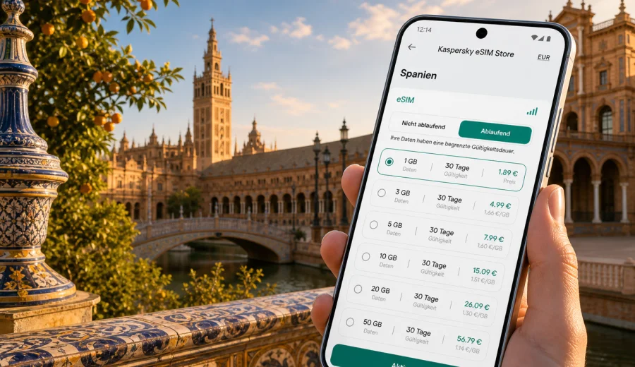 Sevilla eSIM: mobiles Internet für Ihre Reise