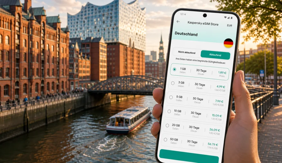 Hamburg eSIM: Internet für Ihre Reise