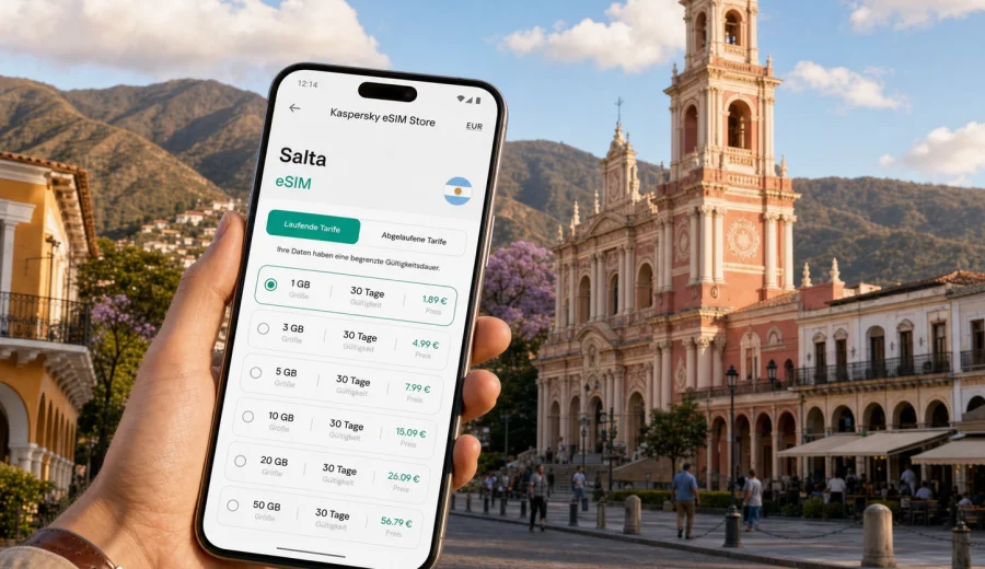 Salta eSIM: mobile Verbindung und Internet