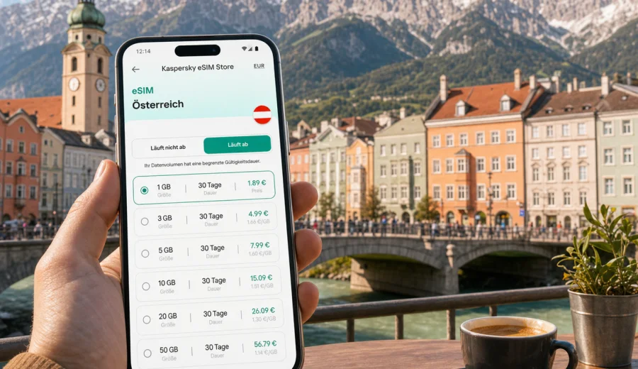 Innsbruck eSIM: mobile Verbindung und Internet