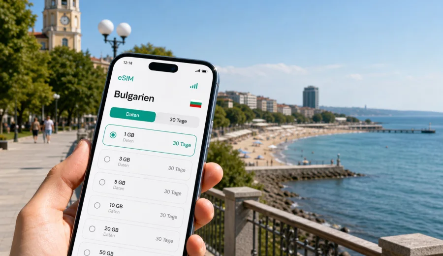 Burgas eSIM: mobiles Internet in Bulgarien