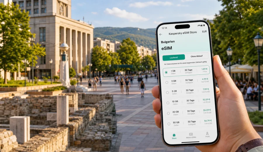 Stara Zagora eSIM: Internet für Bulgarien