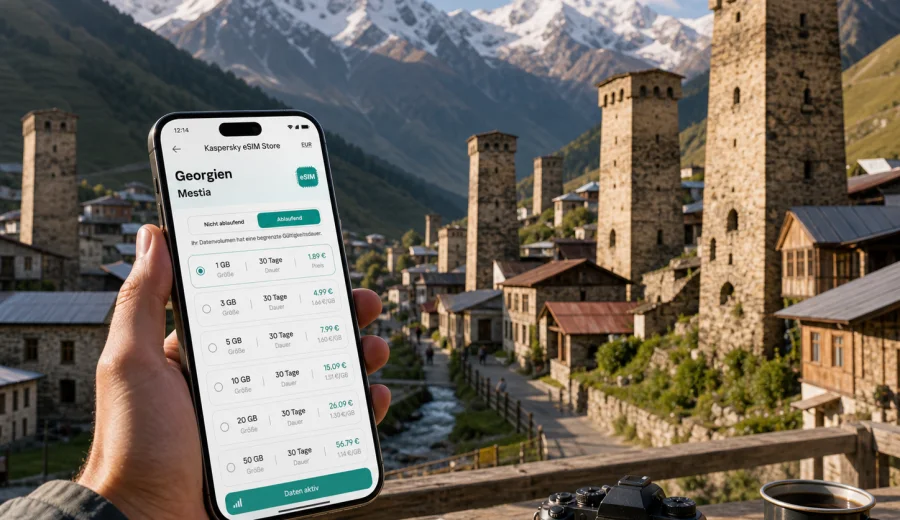 eSIM Mestia: Internet und mobile Verbindung