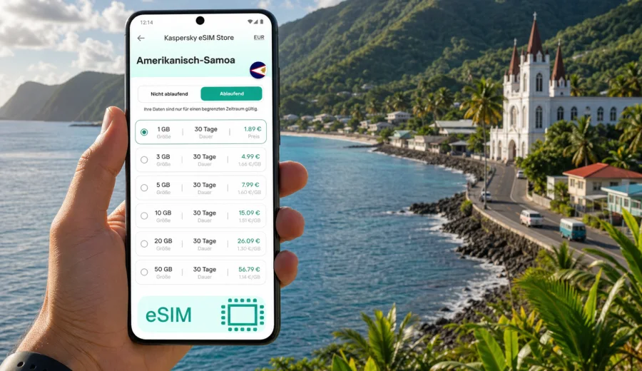 Leone eSIM: Internet in Amerikanisch-Samoa