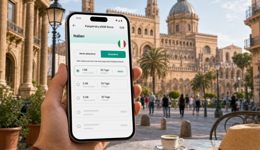 Palermo eSIM: mobiles Internet in Italien
