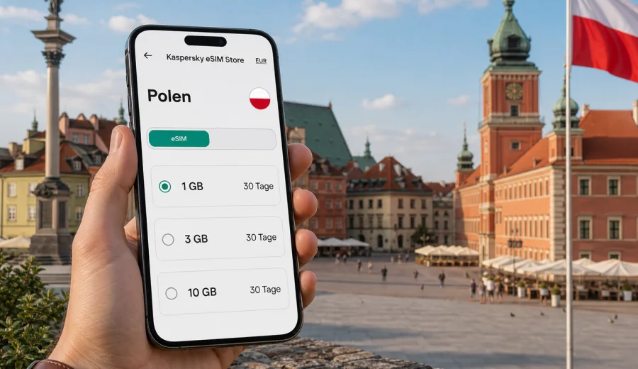 eSIM Polen: Internet und mobile Verbindung