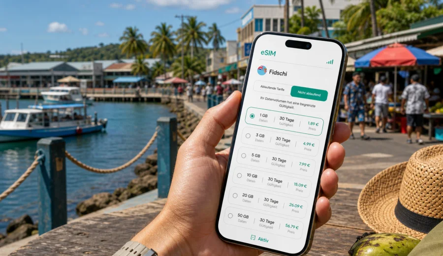 Lautoka eSIM: Internet für die Reise