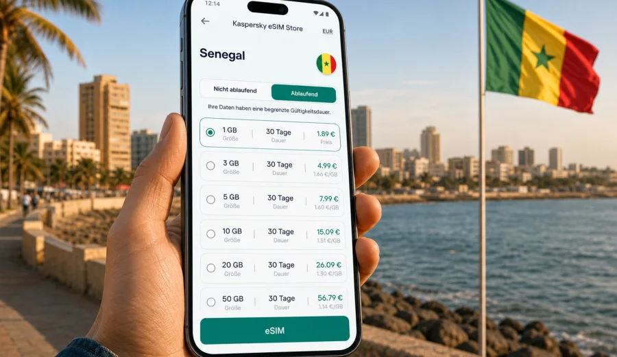 eSIM Senegal: Internet für Ihre Reise