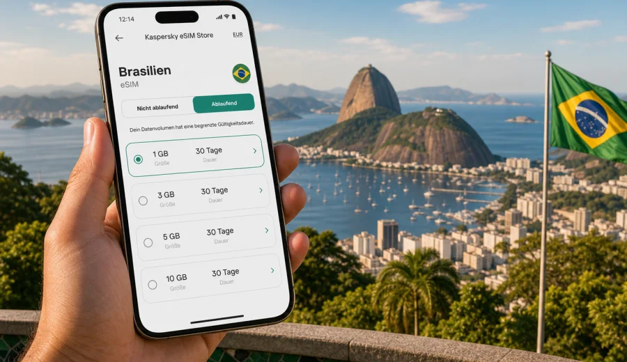 eSIM Brasilien: Internet für Ihre Reise