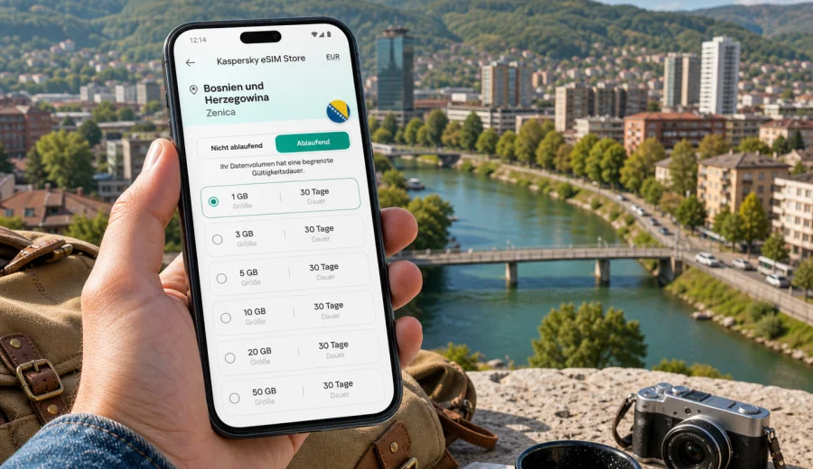 Zenica eSIM: mobiles Internet fÃ¼r die Reise