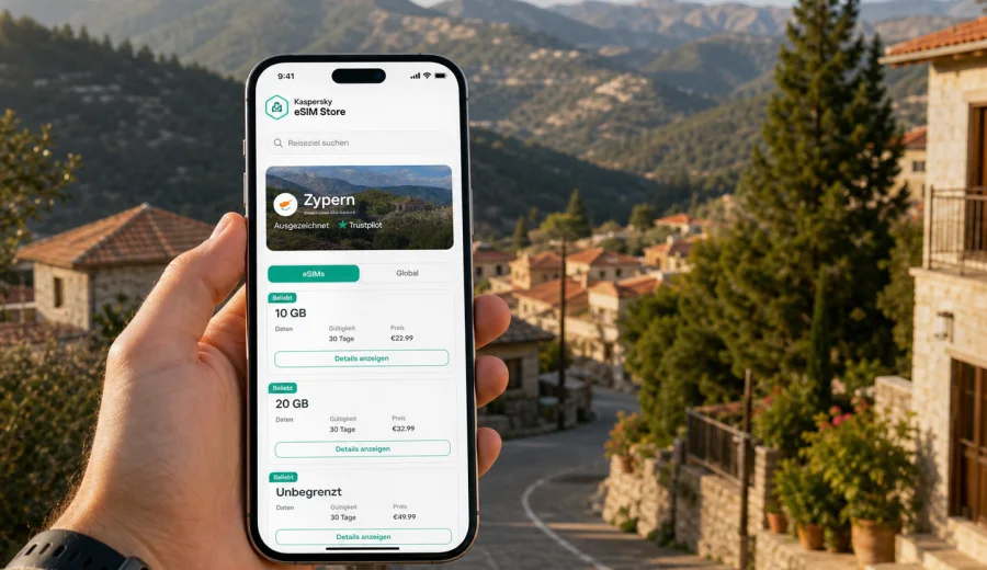 Troodos eSIM: Internet für Ihre Reise