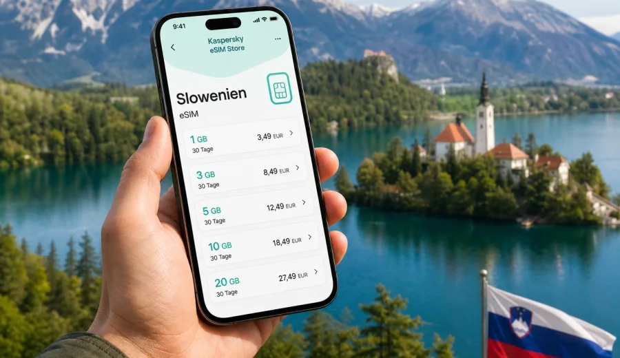 eSIM Slowenien: Internet für Ihre Reise