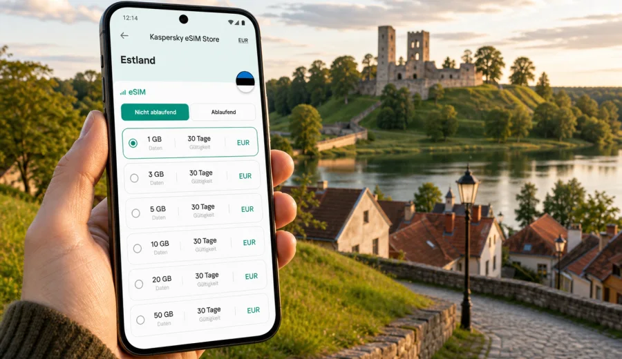 Viljandi eSIM: mobiles Internet in Estland