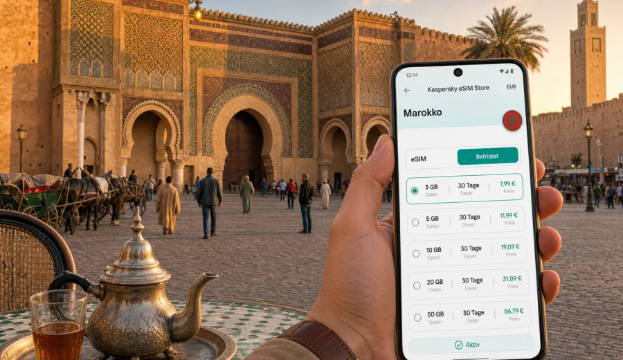 Meknes eSIM: mobiles Internet in Marokko