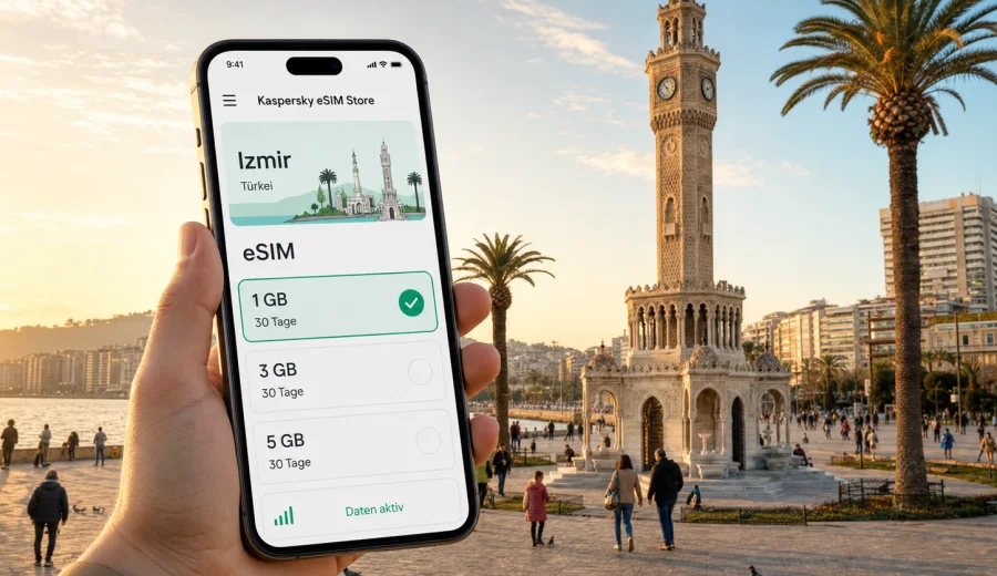 Izmir eSIM: mobiles Internet für die Reise