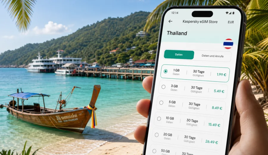 Koh Phangan eSIM: Internet für die Reise