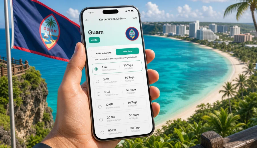 eSIM Guam: mobile Verbindung und Internet
