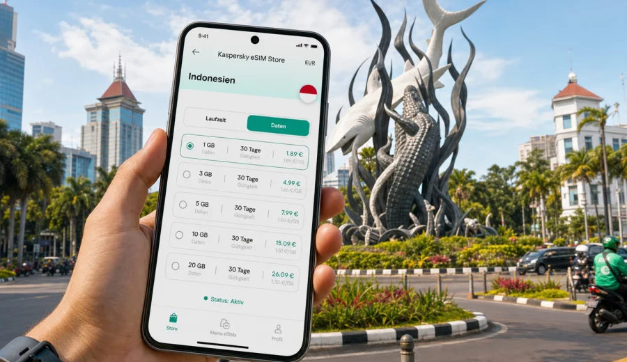 Surabaya eSIM: Internet für Ihre Reise