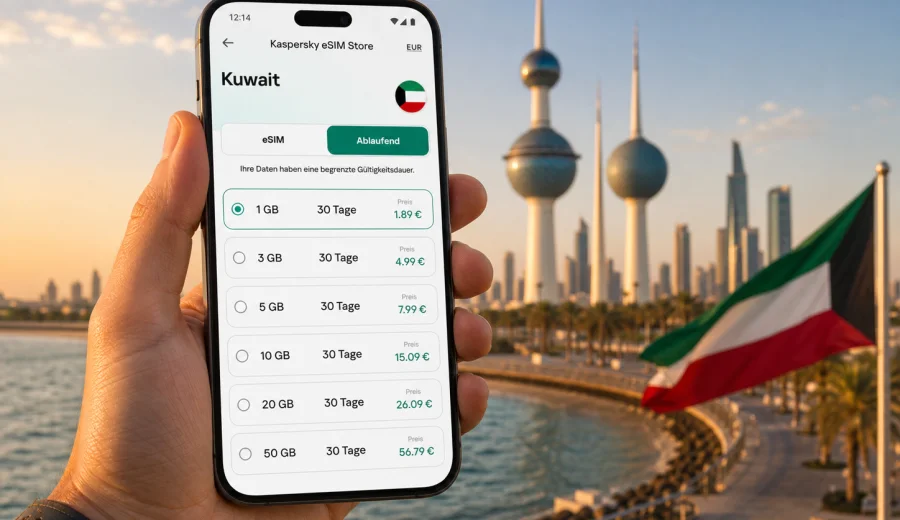 eSIM Kuwait: mobile Verbindung und Internet