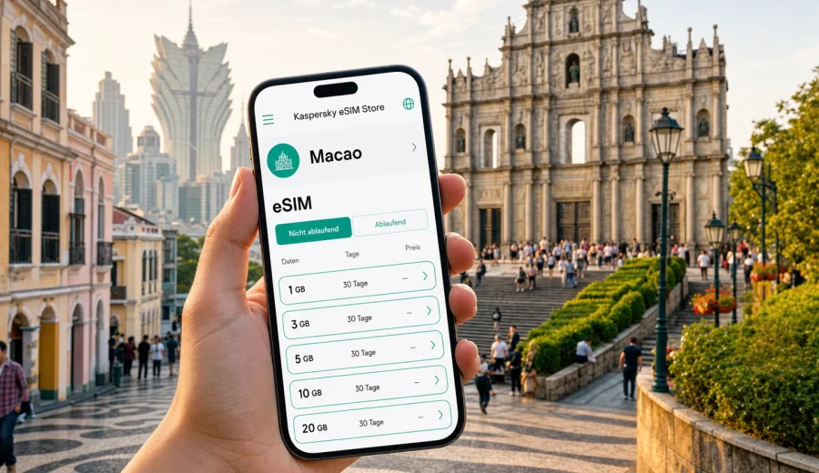 eSIM Macao: mobiles Internet für die Reise