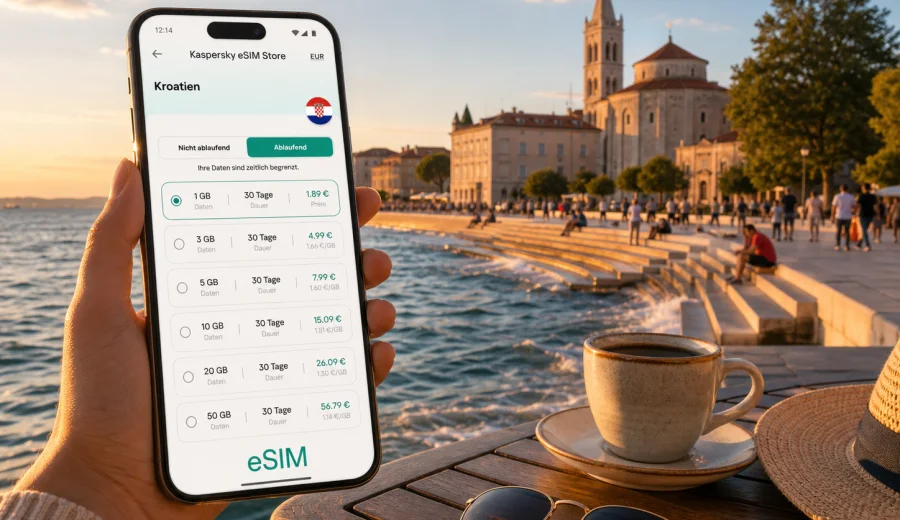 Zadar eSIM: Internet für Ihre Kroatien-Reise