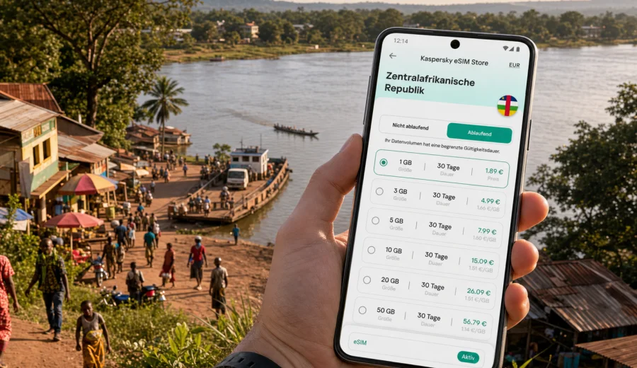 Bangassou eSIM: Internet für Ihre Reise