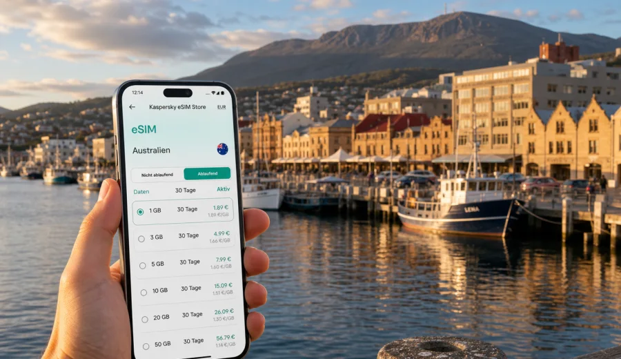 eSIM für Hobart: mobiles Internet auf Reisen