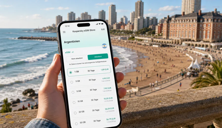 Mar del Plata eSIM: Internet für die Reise