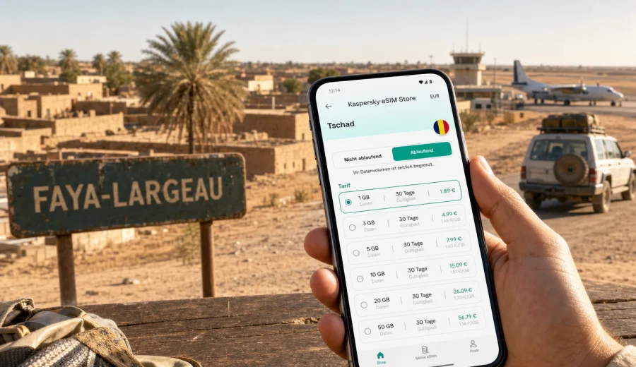 Faya-Largeau eSIM: Internet in Tschad