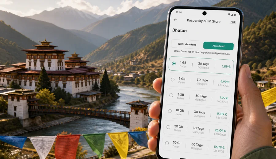 Paro eSIM: Internet und mobile Verbindung