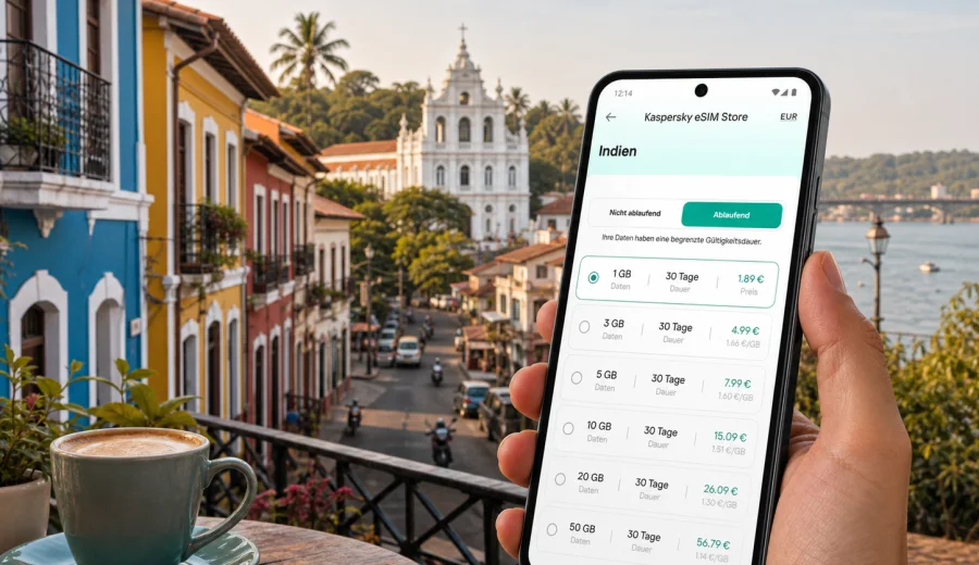 Panaji eSIM: Internet und mobile Verbindung